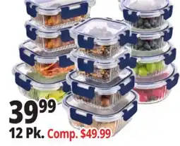 Ocean State Job Lot 12 Pk. Glass Food Storage Sets offer