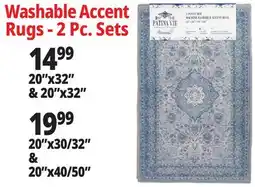 Ocean State Job Lot Washable Accent Rugs - 2 Pc. Sets offer