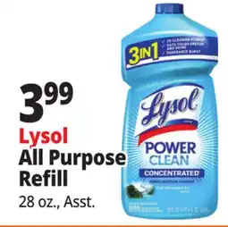 Ocean State Job Lot Lysol All Purpose Refill offer
