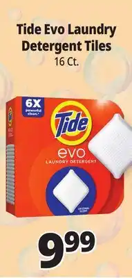 Ocean State Job Lot Tide Evo Laundry Detergent Tiles offer