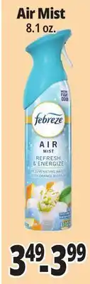 Ocean State Job Lot Febreze Air Mist offer