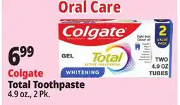 Ocean State Job Lot Colgate Total Toothpaste offer