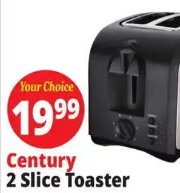 Ocean State Job Lot Century 2 Slice Toaster offer