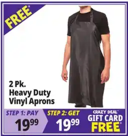 Ocean State Job Lot 2 Pk. Heavy Duty Vinyl Aprons offer