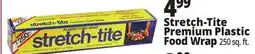 Ocean State Job Lot Stretch-Tite Premium Plastic Food Wrap offer