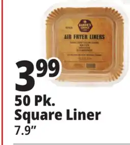 Ocean State Job Lot 50 Pk. Square Liner offer