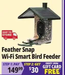 Ocean State Job Lot FeatherSnap Seed Feeder offer