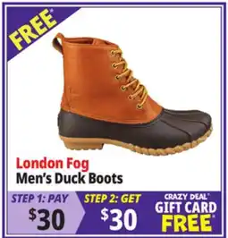 Ocean State Job Lot London Fog Men's Duck Boots offer
