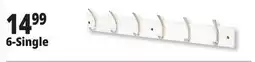 Ocean State Job Lot 6-Single Hook Rails offer