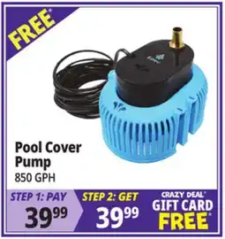 Ocean State Job Lot Edou Pool Cover Pump Blue offer