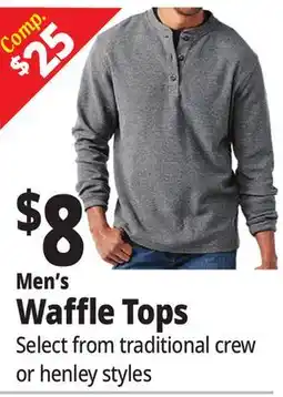 Ocean State Job Lot Men's Waffle Tops offer