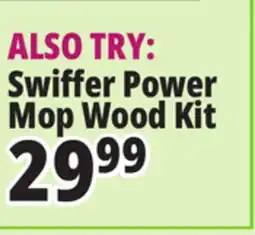 Ocean State Job Lot Swiffer Power Mop Wood Kit offer