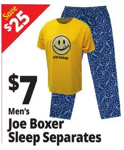 Ocean State Job Lot Men's Joe Boxer Sleep Separates offer