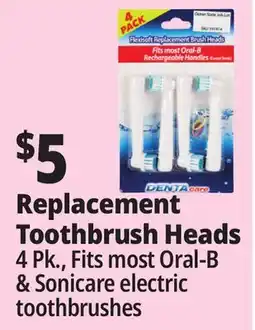 Ocean State Job Lot Replacement Toothbrush Heads offer