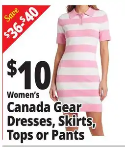 Ocean State Job Lot Women's Canada Gear Dresses, Skirts, Tops or Pants offer