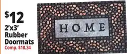 Ocean State Job Lot 2'x3' Rubber Doormats offer