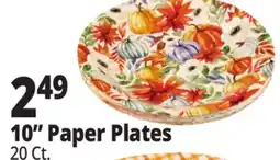 Ocean State Job Lot 10 Paper Plates offer