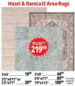 Ocean State Job Lot Danica & Hazel Rugs offer