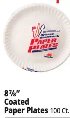 Ocean State Job Lot 8⅞ Coated Paper Plates offer