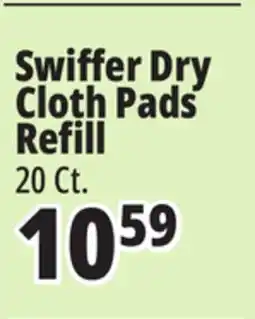Ocean State Job Lot Swiffer Dry Cloth Pads Refill offer