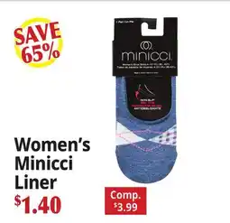 Ocean State Job Lot Women's Minicci Liner offer