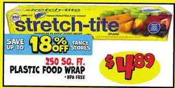 Ollie's 250 SQ. FT. PLASTIC FOOD WRAP offer