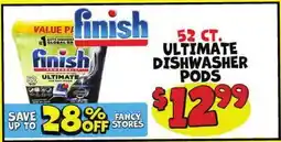 Ollie's Finish 52 CT. ULTIMATE DISHWASHER PODS offer