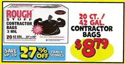 Ollie's 20 CT. / 42 GAL. CONTRACTOR BAGS offer