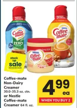 ACME Coffee-mate Non-Dairy Creamer or Nestle Coffee-mate Creamer offer