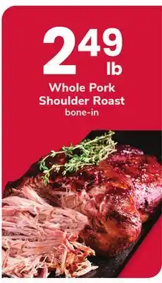 ACME Whole Pork Shoulder Roast offer
