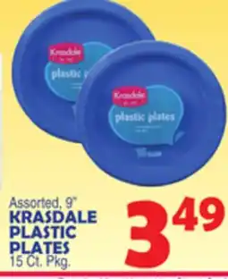 Bravo Supermarkets KRASDALE PLASTIC PLATES offer