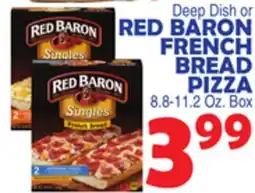 Bravo Supermarkets RED BARON FRENCH BREAD PIZZA offer