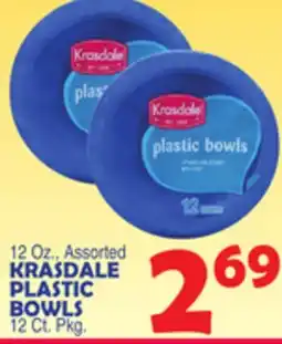 Bravo Supermarkets KRASDALE PLASTIC BOWLS offer