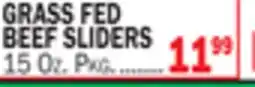 Bravo Supermarkets GRASS FED BEEF SLIDERS offer