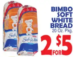 Bravo Supermarkets BIMBO SOFT WHITE BREAD offer