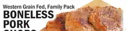 Bravo Supermarkets BONELESS PORK CHOPS offer