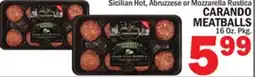 Bravo Supermarkets CARANDO MEATBALLS offer