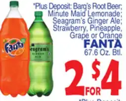 Bravo Supermarkets FANTA offer