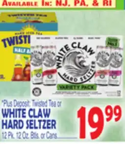 Bravo Supermarkets WHITE CLAW HARD SELTZER offer