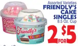 Bravo Supermarkets FRIENDLY'S CAKE SINGLES offer