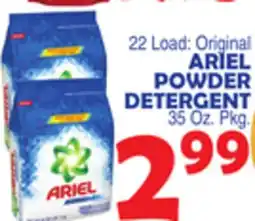 Bravo Supermarkets ARIEL POWDER DETERGENT offer