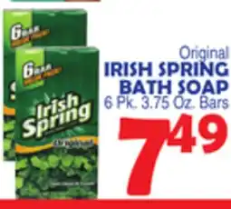 Bravo Supermarkets IRISH SPRING BATH SOAP offer