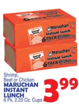 Bravo Supermarkets MARUCHAN INSTANT LUNCH offer