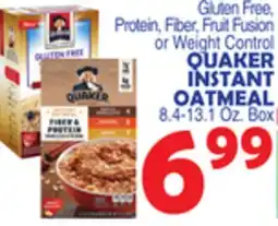 Bravo Supermarkets QUAKER INSTANT OATMEAL offer