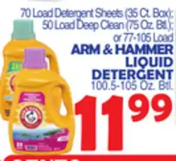 Bravo Supermarkets ARM & HAMMER LIQUID DETERGENT offer