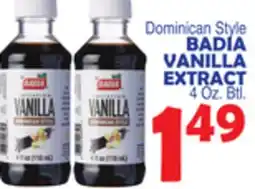 Bravo Supermarkets BADIA VANILLA EXTRACT offer