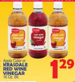 Bravo Supermarkets KRASDALE RED WINE VINEGAR offer