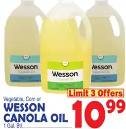 Bravo Supermarkets WESSON CANOLA OIL offer