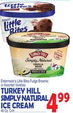 Bravo Supermarkets TURKEY HILL SIMPLY NATURAL ICE CREAM offer