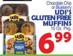 Bravo Supermarkets UDI'S GLUTEN FREE MUFFINS offer